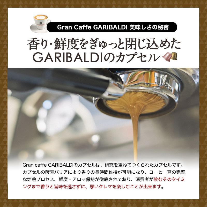 GARIBALDI イタリア産 ネスプレッソ 互換 カプセルコーヒー 6箱 60