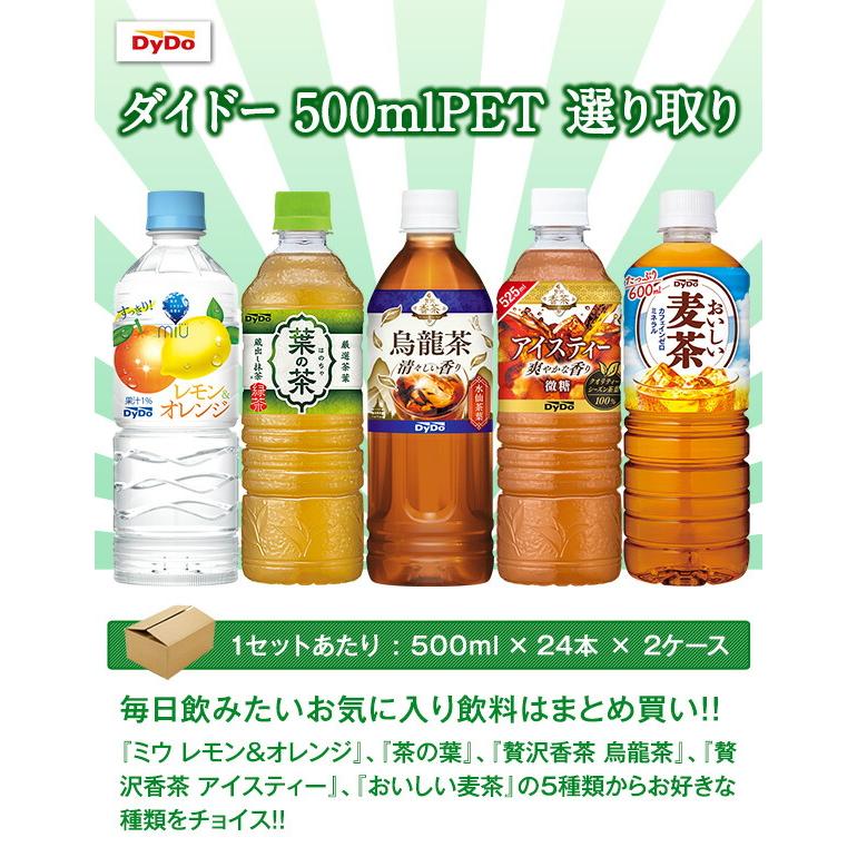 ダイドー 500〜600ml PET × 48本 [24本×2箱] 選り取り【4〜5営業日以内