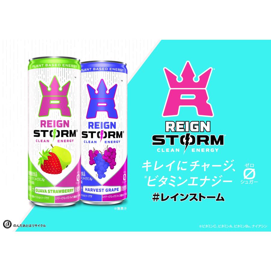 アサヒ レインストーム グァバストロベリー ハーベストグレープ 250ml