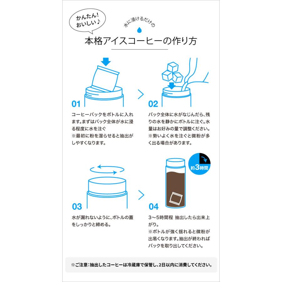 ドリップコーヒーファクトリー 水出しコーヒー マイボトル用 アイス