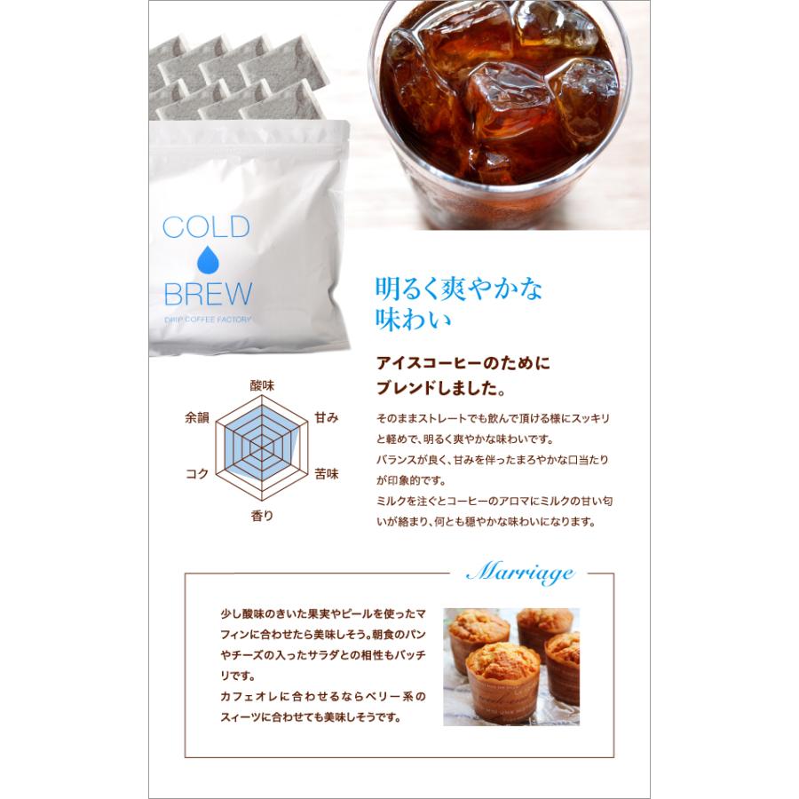 ドリップコーヒーファクトリー ポットなし 水出しコーヒー 3種アソート