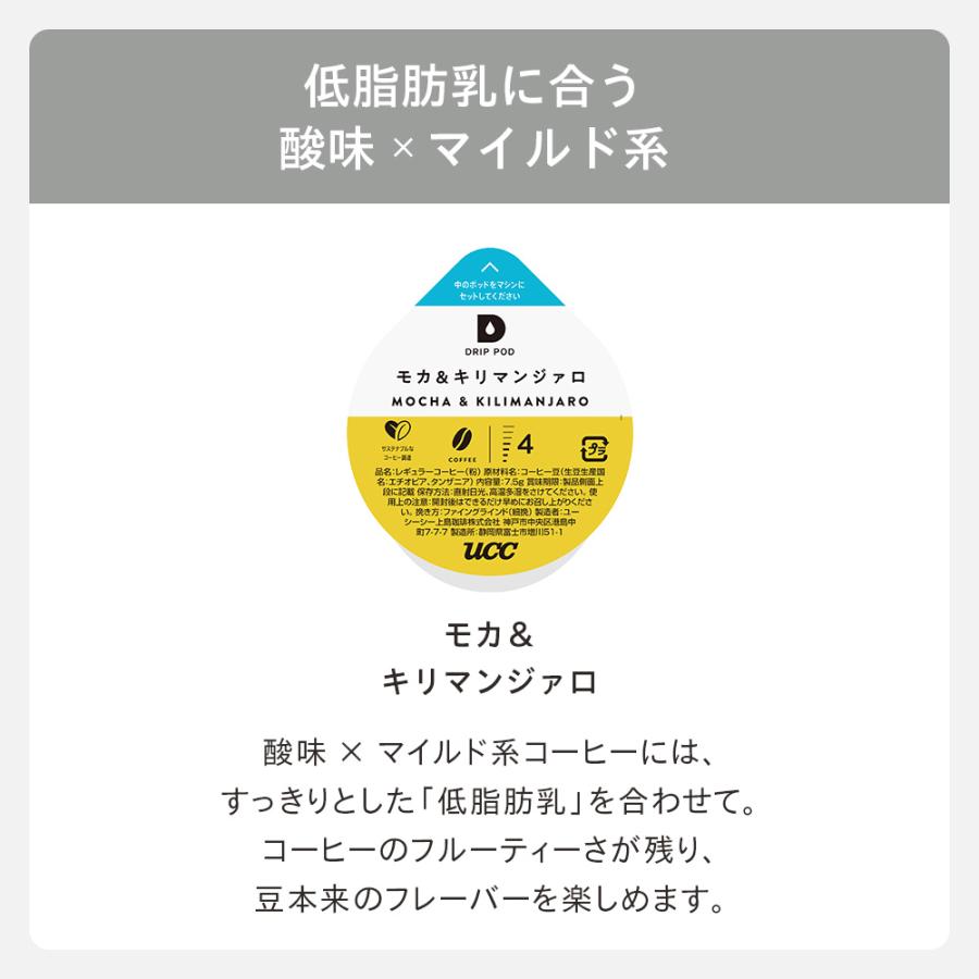 【数量限定/6600円以上購入カプセル1箱プレゼント対象】【公式】UCC ドリップポッド DRIP POD 専用カプセル | カフェオレでも美味しいシークレット福袋 爆買 | UCC | 02