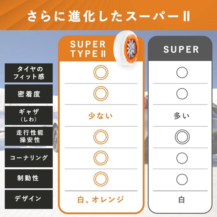 イッセ スノーソックス スーパー タイプ2 サイズ58 布製 タイヤ