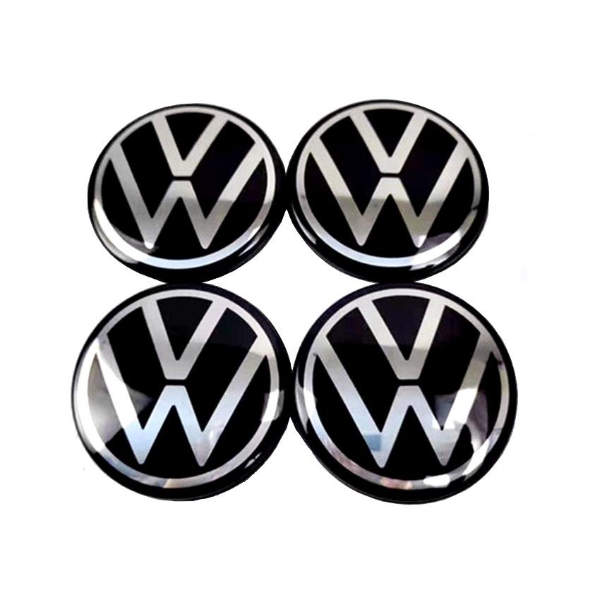 VW純正ホイールセンターキャップ Newロゴ 4pcs [251167] : 251167 