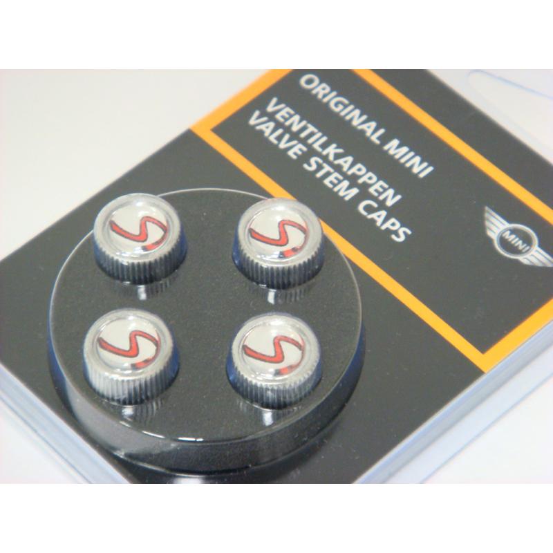 New MINI バルブキャップ "S"（MINI VALVE STEM CAPS COOPERS） [275005] 275005