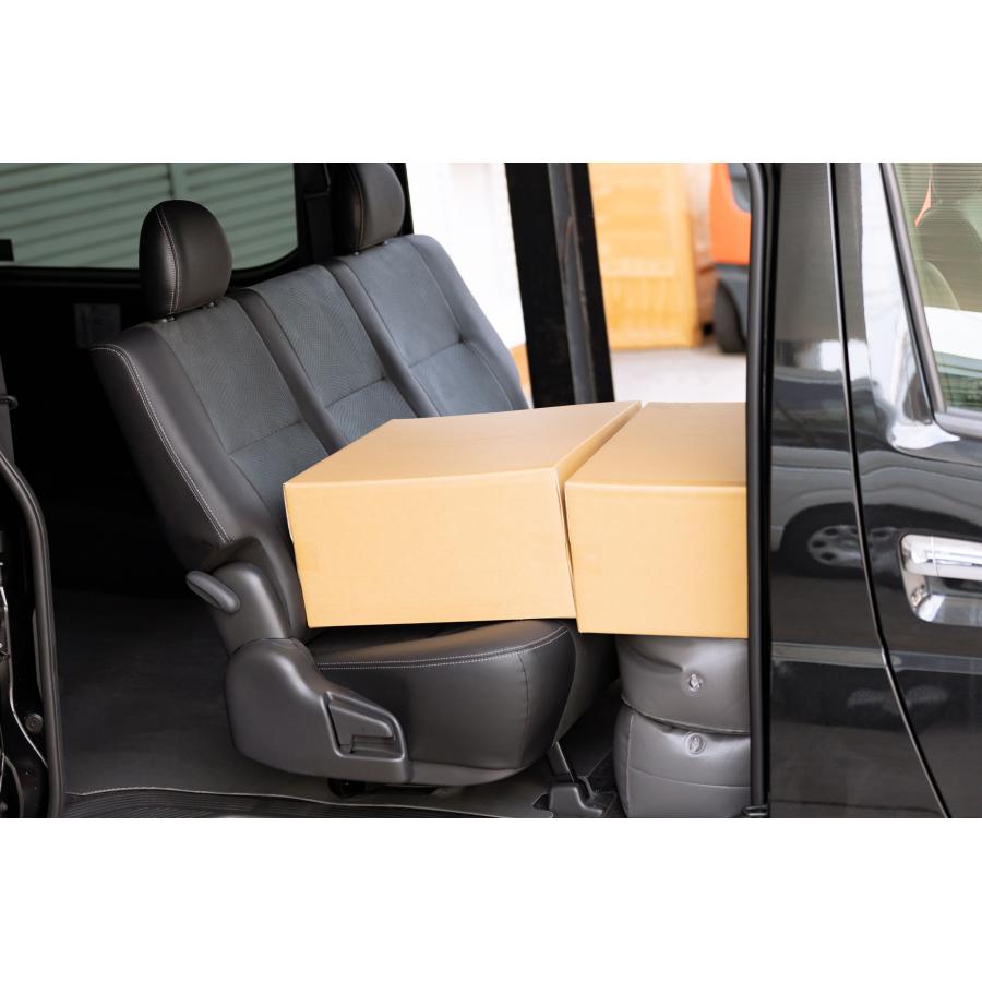 代引不可】IIDシートクッション 車の前席と後部座席との足元をフラットにする膨張式クッション 内装用品