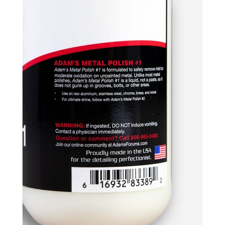 Adam's Polishes アダムスポリッシュ Adam's Metal Polish #1 4oz