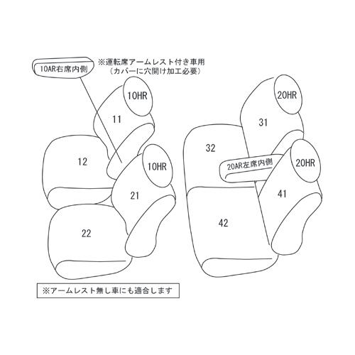 働くクルマ ストロングレザー キルトタイプ ES-6034-02 NV100 クリッパー ミニキャブ バン エブリィ Clazzio(クラッツィオ)（代引不可）｜drivemarket2｜09