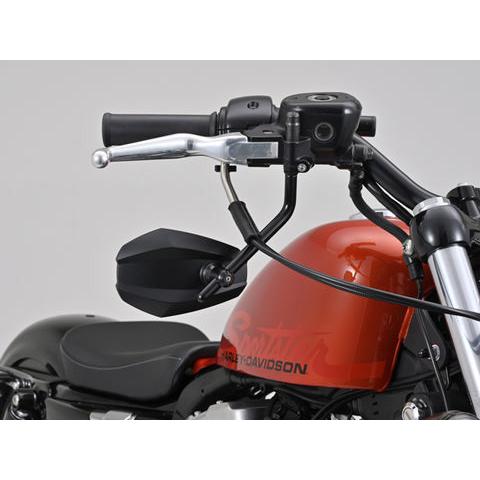 DAYTONA（デイトナ） 17021 ハイビジミラー EDGE for H-D ブラック