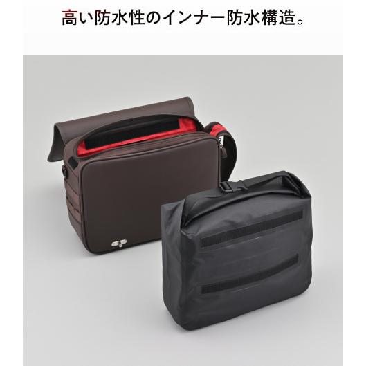 美品】ヘンリービギンズ 防水サドルバッグ 12L インナー防水 
