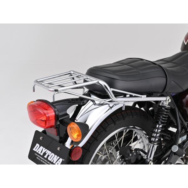 デイトナ 61040 クラシックキャリア W230 / MEGURO S1専用 クロームメッキ バイク用 リアキャリア  DAYTONAの画像