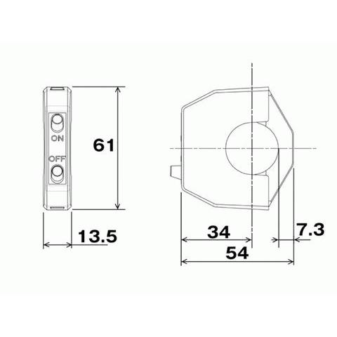 DAYTONA（デイトナ） 79339 スレンダースイッチ フラットシーソーType