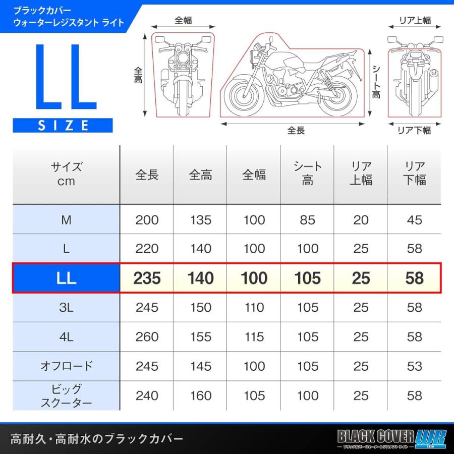 DAYTONA（デイトナ） 97942 ブラックカバー ウォーターレジスタント