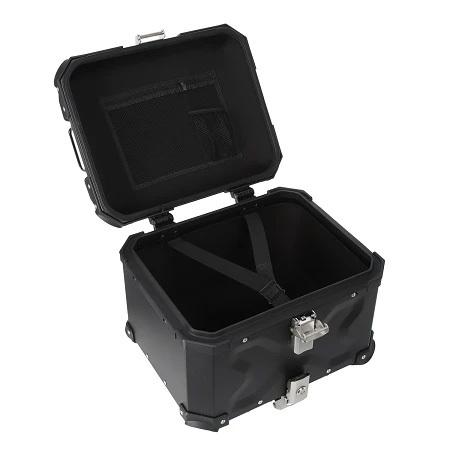 ライズ HARD WORX アルミトップケース 45L ブラック バイク用リア 