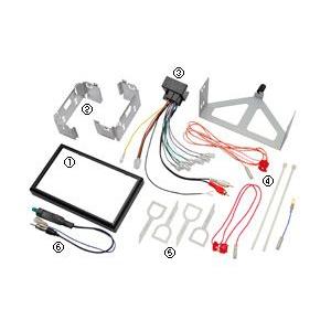 カナック企画 GE-VW206G カナテクス VWポロ/クロスポロ用2DIN取付 