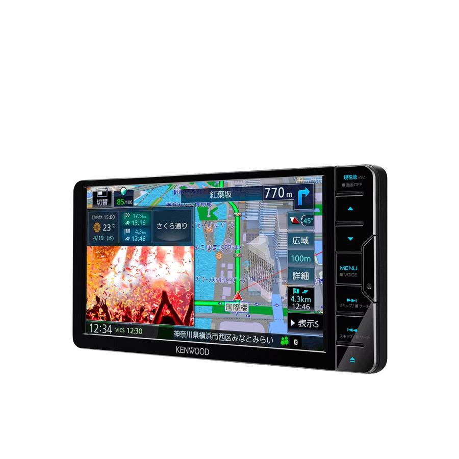 MDV-S710W ケンウッド 7インチ 200mmワイドモデル 地デジTV/Bluetooth/DVD/USB/SD 彩速ナビ カーナビ フルセグ(MDV-S709Wの後継品)｜drivemarket｜02