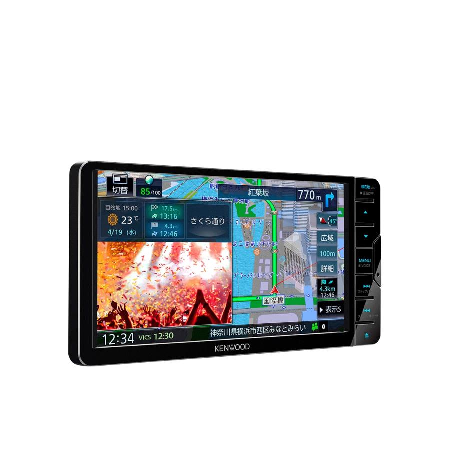 MDV-S710W ケンウッド 7インチ 200mmワイドモデル 地デジTV/Bluetooth/DVD/USB/SD 彩速ナビ カーナビ フルセグ(MDV-S709Wの後継品)｜drivemarket｜03