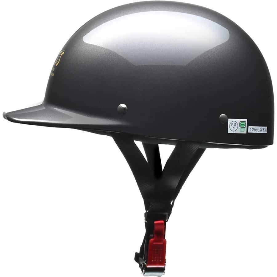 LEAD CROSS CR-680 ハーフヘルメット ガンメタリック フリー(57〜60cm未満) バイク用 クロス リード工業 | リード工業 | 01