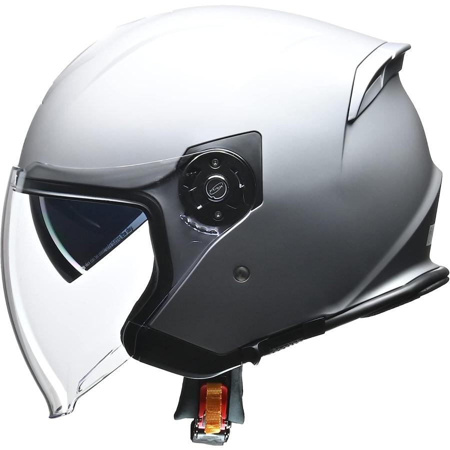 リード工業 LEAD FLX マットシルバー LLサイズ ジェットヘルメット