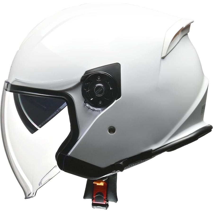 リード工業 LEAD FLX ホワイト Lサイズ ジェットヘルメット バイク用