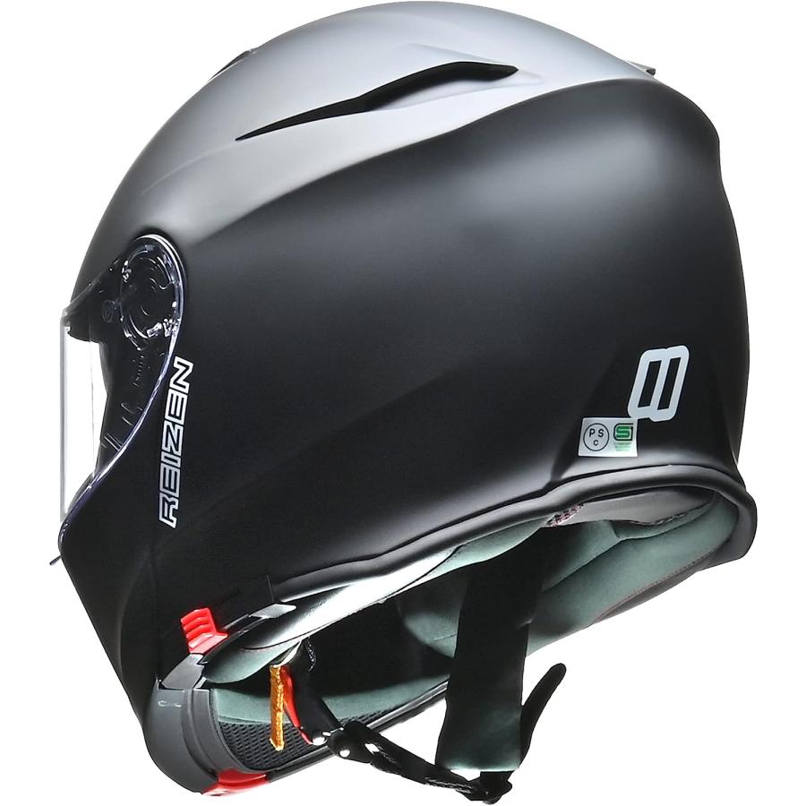 LEAD REIZEN モジュラーヘルメット Lサイズ マットブラック バイク用 フルフェイス リード工業｜drivemarket｜04