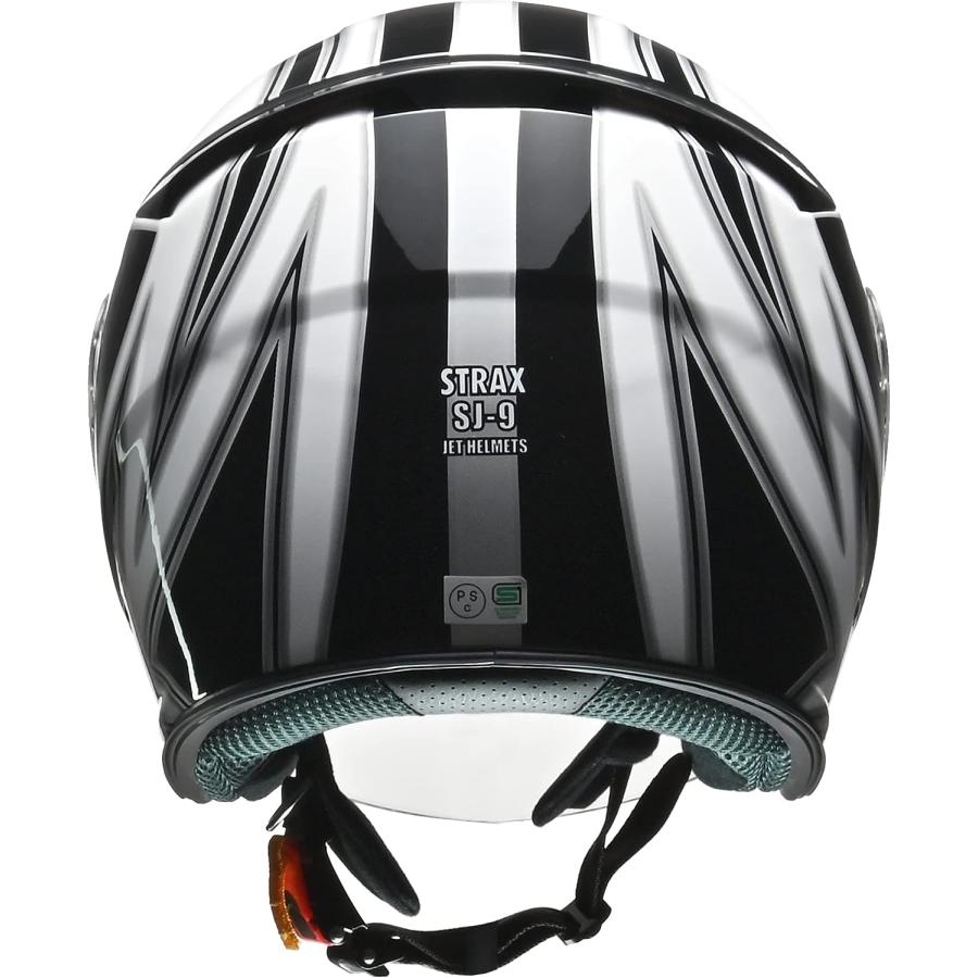 リード工業 LEAD STRAX SJ-9 ホワイト LLサイズ ジェットヘルメット ス