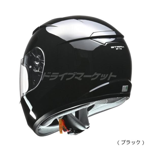 リード工業 LEAD STRAX SF-12 フルフェイスヘルメット ブラック LL(61