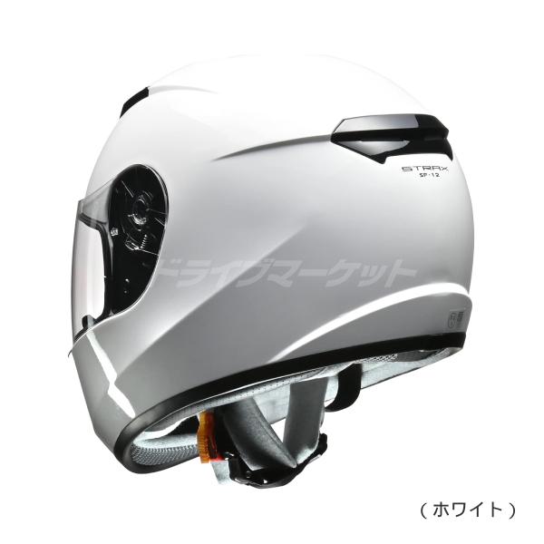 リード工業 LEAD STRAX SF-12 フルフェイスヘルメット ホワイト LL(61