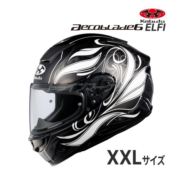 AEROBLADE OGK KABUTO 6 ELFI フラットブラック XXL(63-64cm