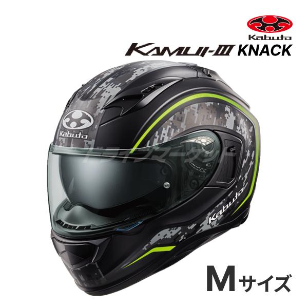 KAMUI-3 OGK KABUTO KAMUI 3 KNACK フラット カモ イエロー M(57-58cm