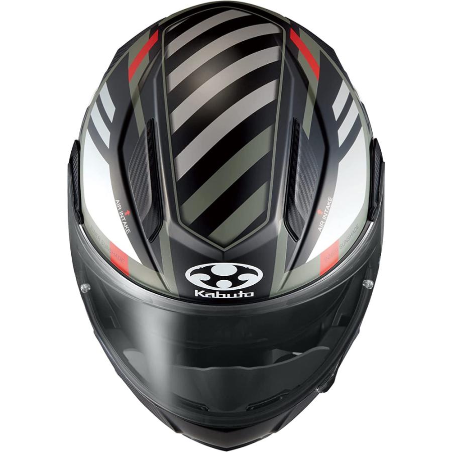 OGK KABUTO RYUKI ALERT フラットカーキグレー L(59-60cm) ヘルメット リュウキ アラート オージーケーカブト(取寄商品) ヘルメット OGKヘルメット RYUKIフラットBK