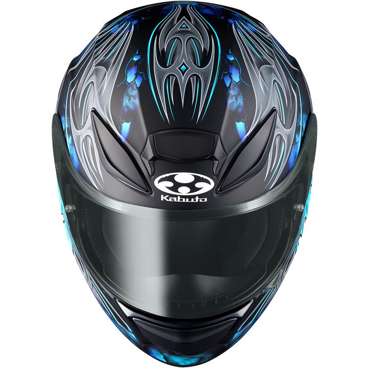OGK Kabuto KABUTO SHUMA FLAME フラットブラックブルー M(57-58cm 
