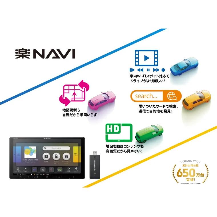 楽ナビ AVIC-RF721-DC カロッツェリア パイオニア 9インチ 楽ナビ AVIC-RF721-DC カロッツェリア パイオニア 9インチ