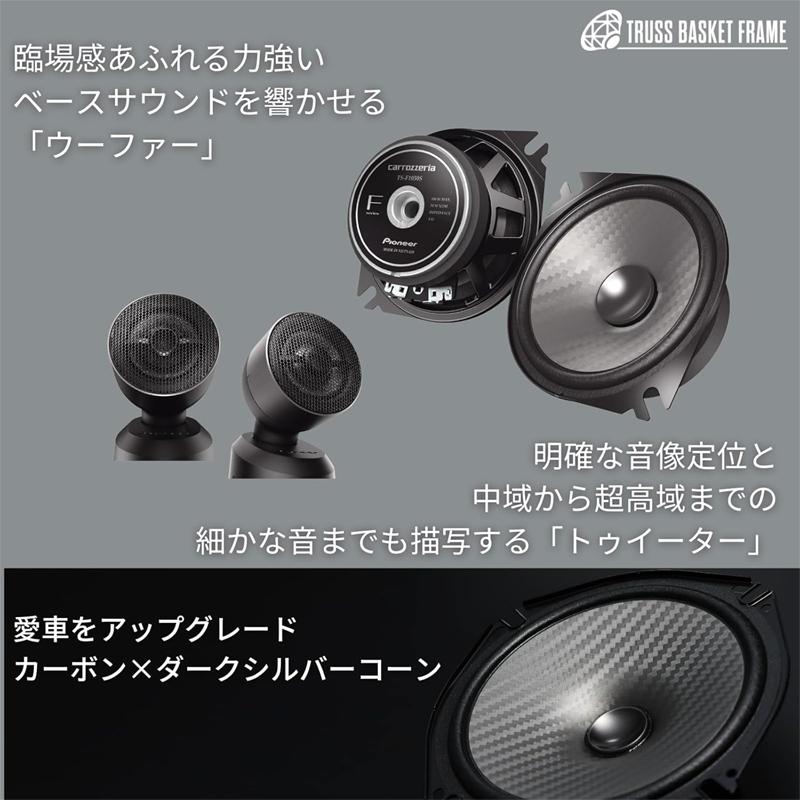 カロッツェリア TS-F1050S パイオニア 10cm スピーカー セパレート2