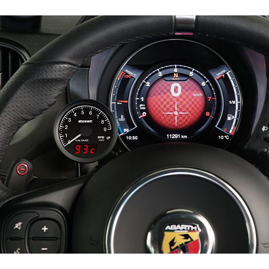 DRS-T ピボット DUAL GAUGE RS タコメーター φ60 ホワイト照明