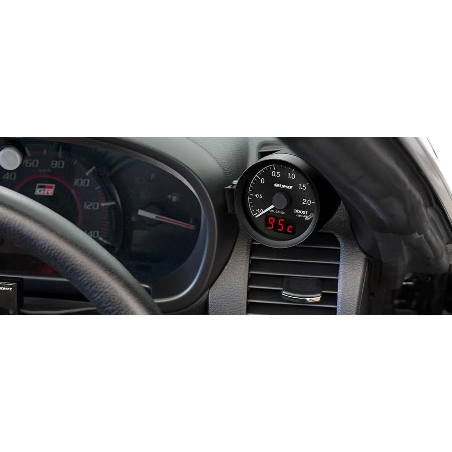 DRX-B ピボット DUAL GAUGE RS ブースト計 φ60 指針表示 DRX-B ピボット DUAL GAUGE RS ブースト計 φ60 指針表示
