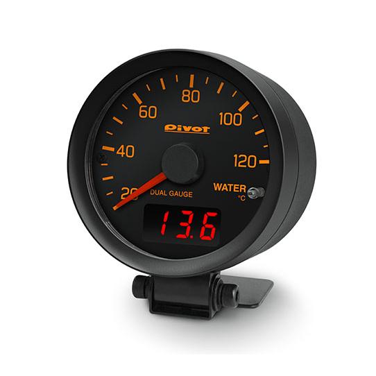 Pivot（ピボット） DRX-WS DUAL GAUGE RS 水温計 φ60 オレンジ照明 OBD