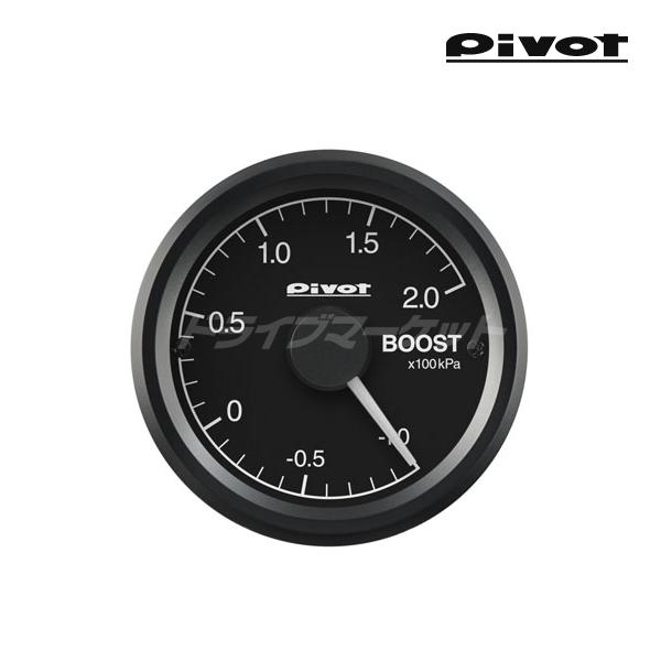 GSB-5 ピボット GT GAUGE-52 ブースト計 センサータイプ φ52 ホワイト