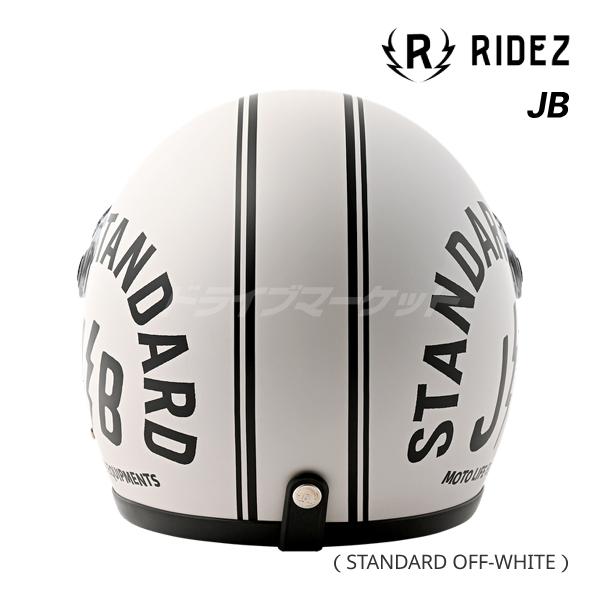 RIDEZ(バイク) RIDEZ JB HELMET STANDARD OFF-WHITE RIDEZ(バイク) RIDEZ JB HELMET STANDARD OFF-WHITE