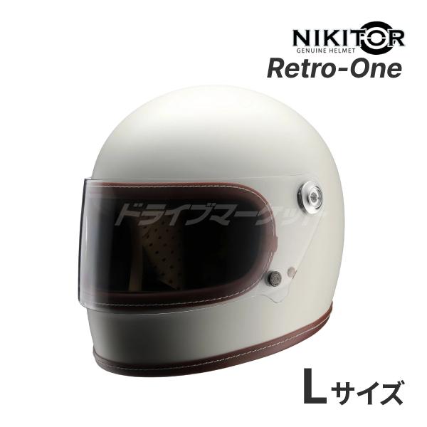 NIKITOR RIDEZ Retro-One オフホワイト Lサイズ(59-60cm未満) フル