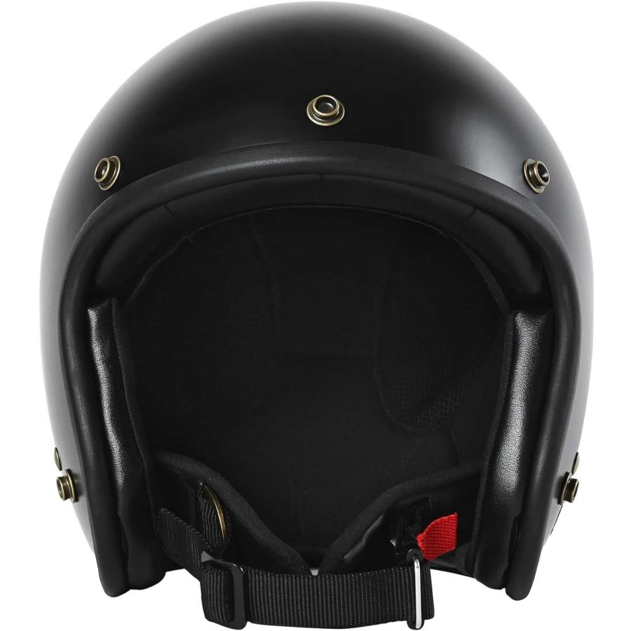 RIDEZ RIDEZ TQ BLACK Mサイズ(57-58cm未満) ジェットヘルメット TQ-BK
