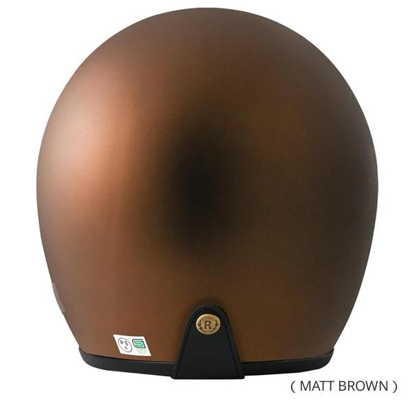 RIDEZ RIDEZ TQ HELMET マットブラウン L(59-60cm) ジェットヘルメット