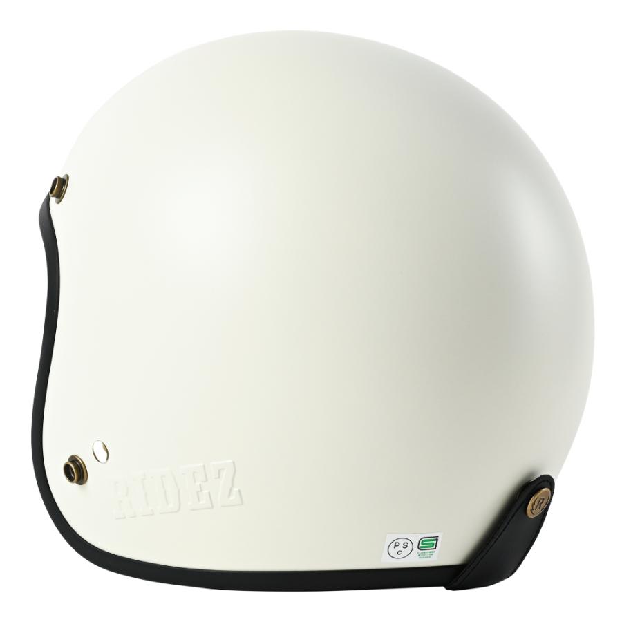 RIDEZ RIDEZ TQ OFF WHITE Mサイズ(57-58cm未満) ジェットヘルメット