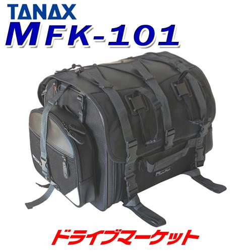タナックス MotoFizz MFK-101 フィールドシートバッグ ブラック TANAX 人気商品 モトフィズ 容量:39-59L 品質保証 バイク用バッグ シートバッグ ツーリングバッグ