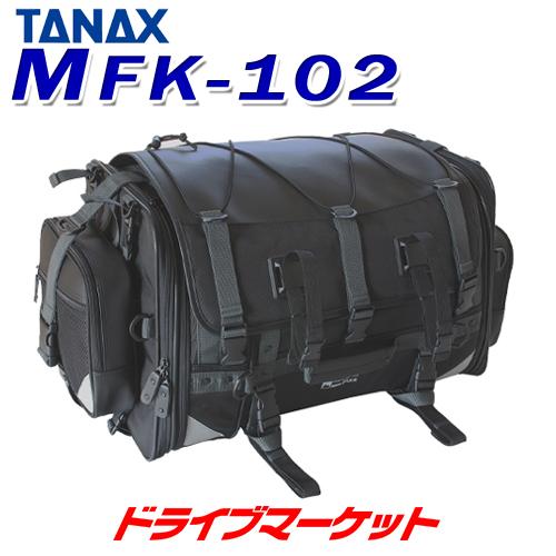 タナックス MotoFizz MFK-102 キャンピングシートバッグ2 ブラック シートバッグ バイク用バッグ 容量:59-75L ツーリングバッグ TANAX ギフ_包装 ブランド品