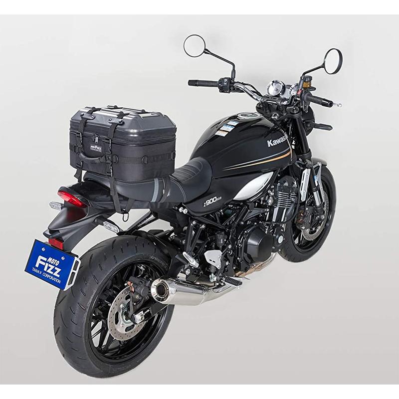 超美品 タナックス MotoFizz MFK-266 シートシェルケース カーボン柄 TANAX モトフィズ バイク用バッグ ツーリングバッグ シェル型 シートバッグ 容量:25L nasa-sat.com