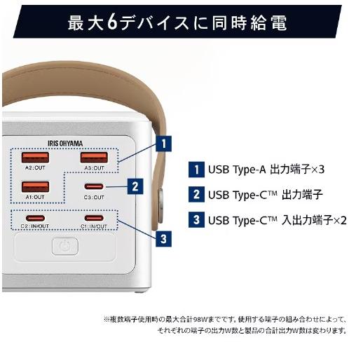 IRIS OHYAMA（アイリスオーヤマ） ポータブル電源 バッテリー