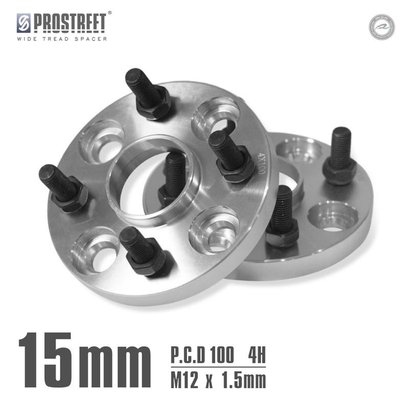 協栄産業　ワイトレ　4h PCD100 φ54 15mm　M12×P1.5 ワイドトレッドスペーサー PCD100 4H ハブ径 54.1 M12×P1.5 ハブセン