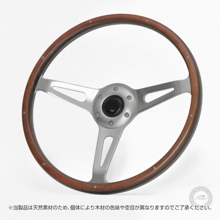 パーソナル ウッドステアリング 送料無料] 現状品☆パーソナル Personal ウッド ステアリング 6-77