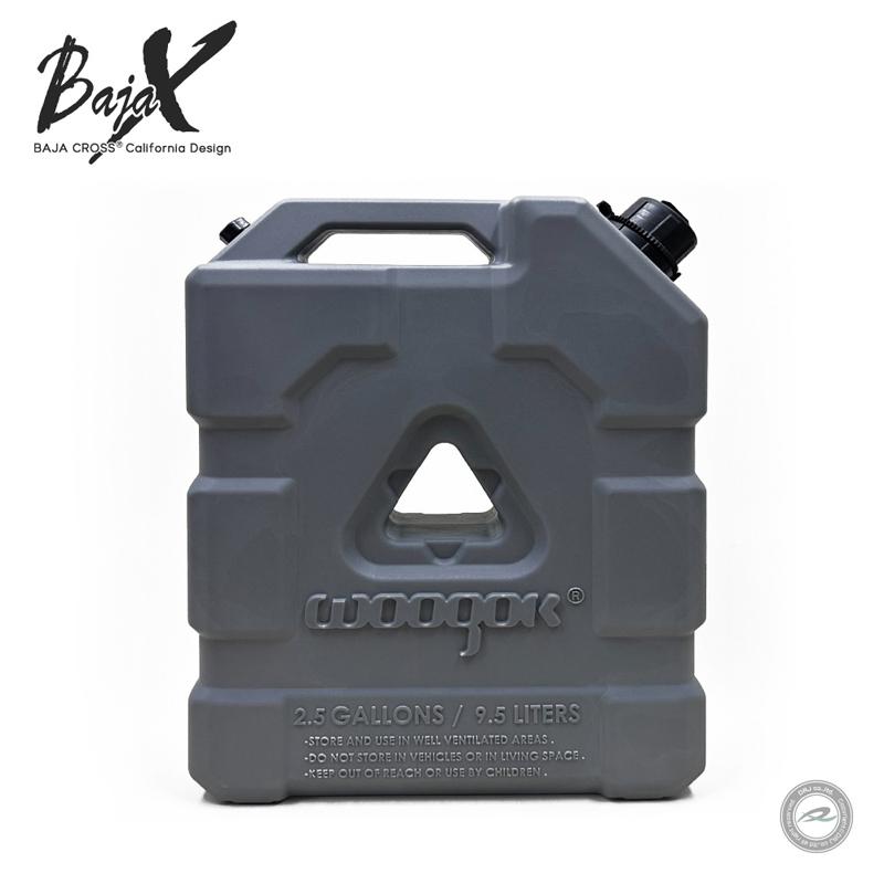 リキッドタンク ロックキー無し グレー9.5L 専用取り付け金具セット BAJACROSS バハクロスの画像